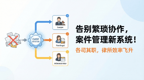 告别繁琐协作：一套案件管理系统，让律所每个人各司其职